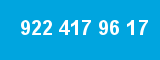 922 417 96 17 922 417 96 17